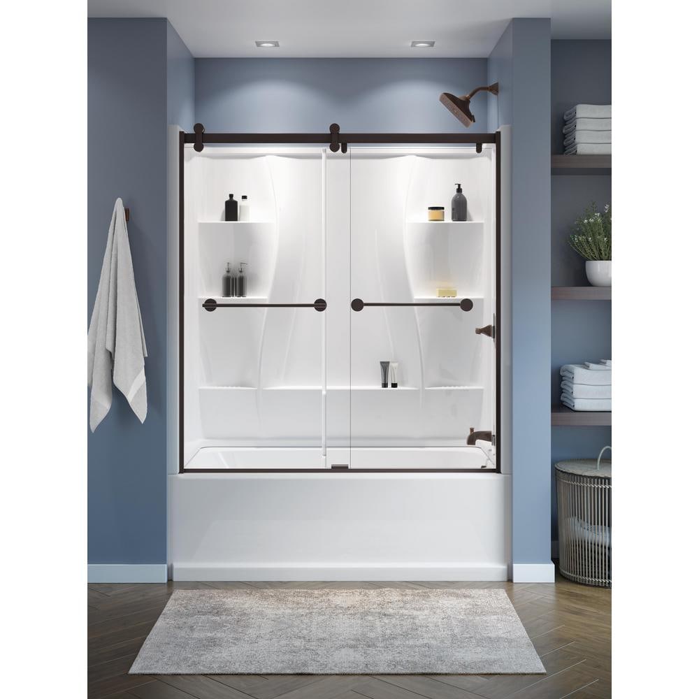 Classic 400 60 in. Right Drain Rectangular Alcove Bathtub in High Gloss White