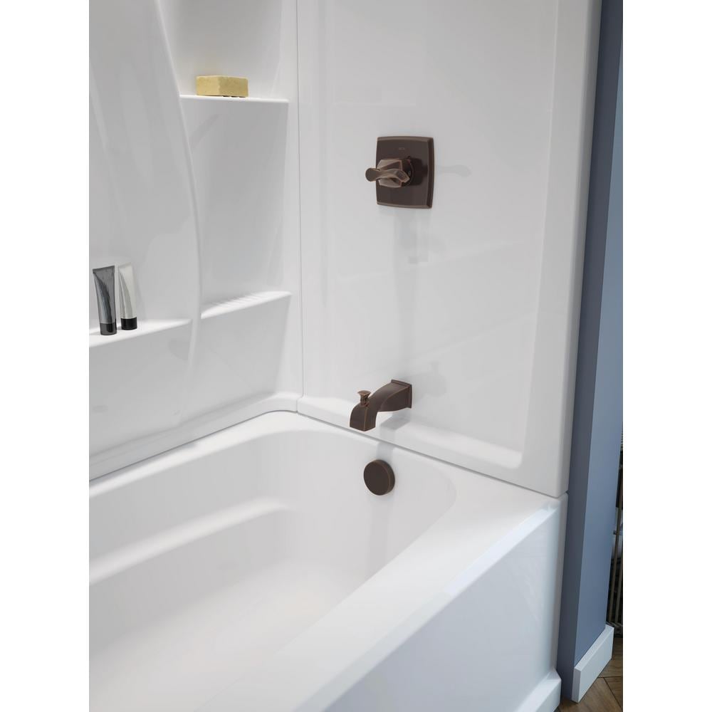 Classic 400 60 in. Right Drain Rectangular Alcove Bathtub in High Gloss White