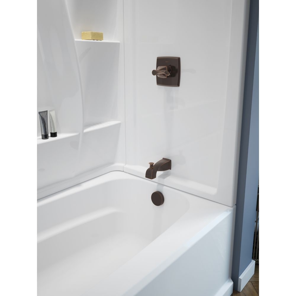 Classic 400 60 in. Right Drain Rectangular Alcove Bathtub in High Gloss White