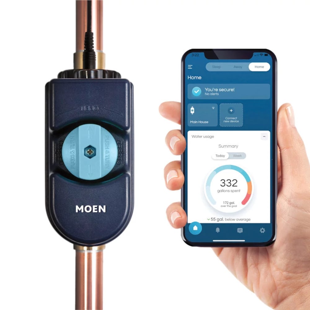 Flo 0.75-Inch Smart Water Leak Detector/Sensor and Automatic Shutoff Valve