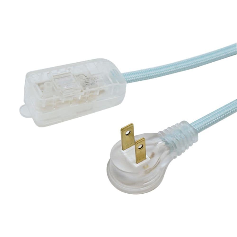 8 ft. 16/2  13 Amps Indoor Extension Cord with Lighted End in Blue