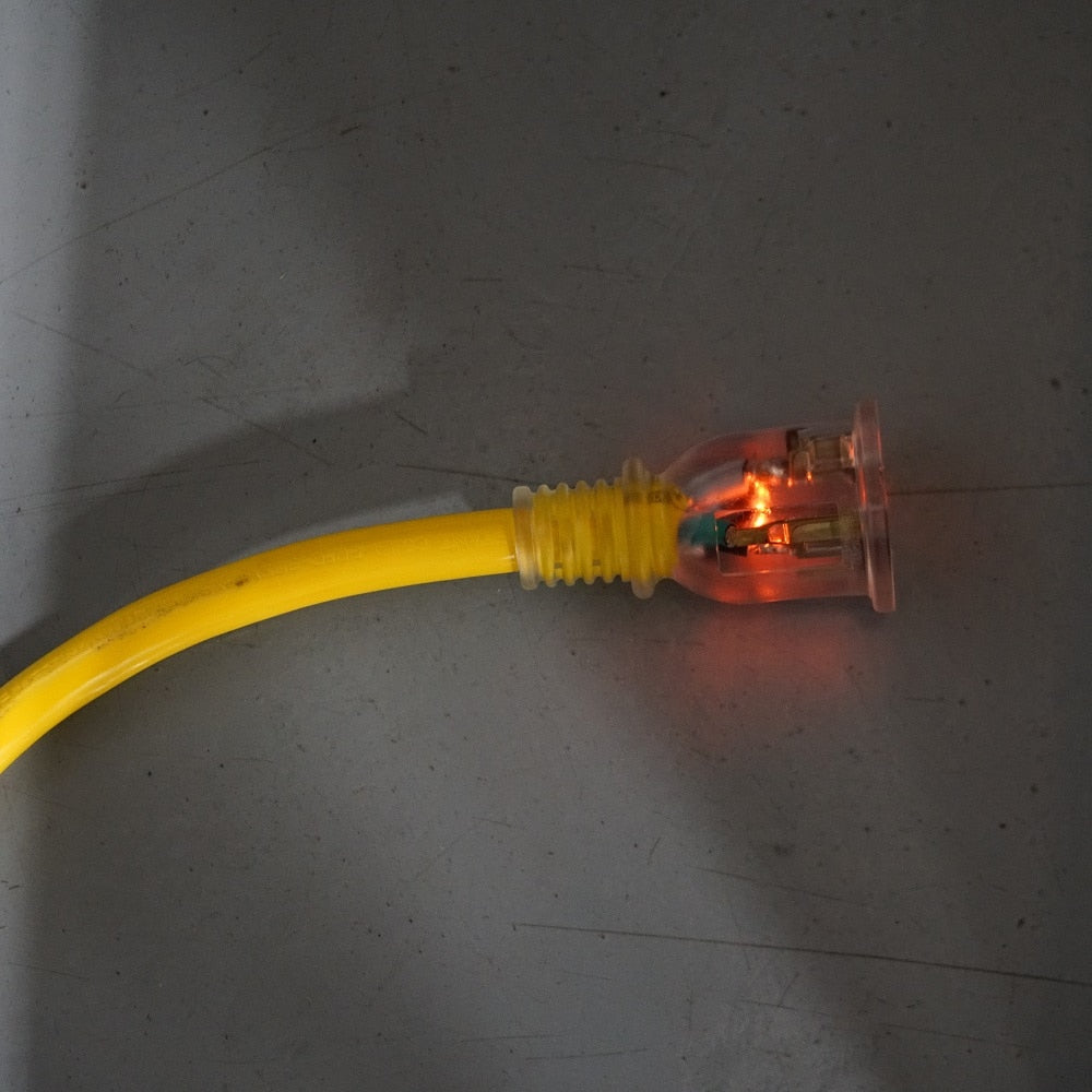 50 ft. 10/3 SJTW 20 Amps Outdoor Extension Cord with Lighted End