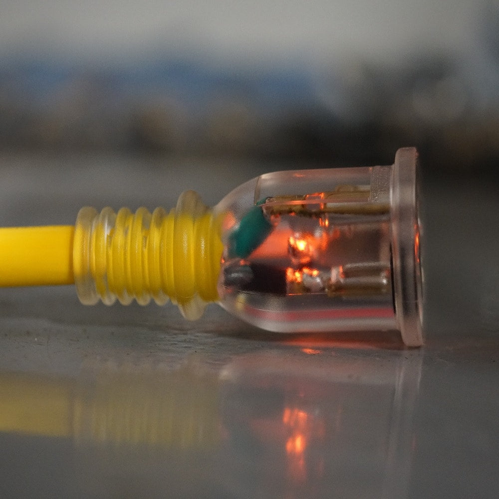 50 ft. 10/3 SJTW 20 Amps Outdoor Extension Cord with Lighted End