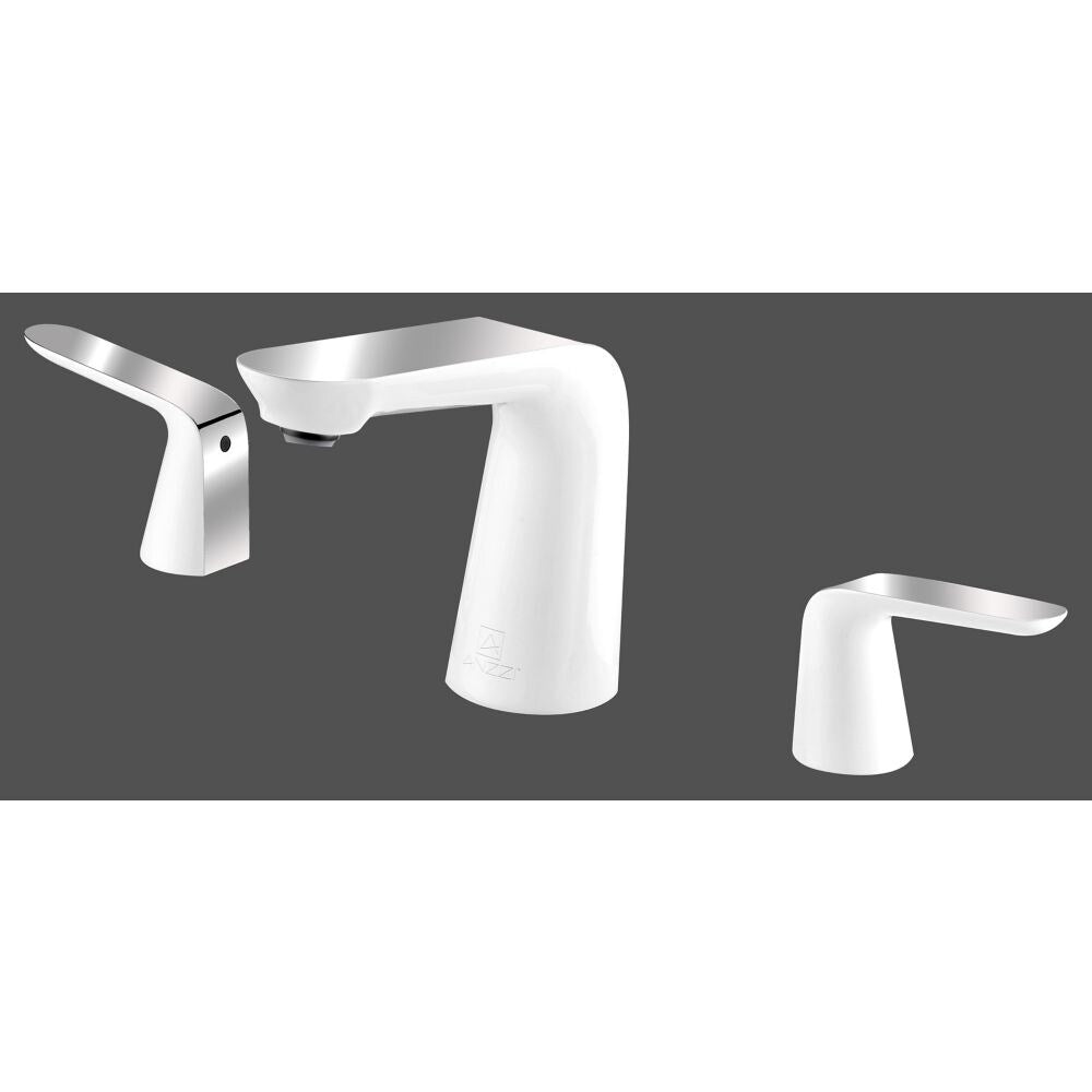 Pendant Series 8-inch Widespread 2-Handle Low-Arc Bathroom Faucet in Polished Chrome