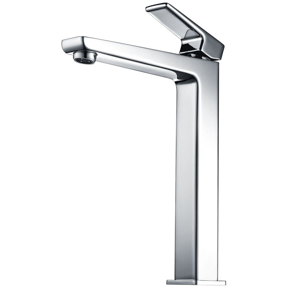 Robinet de salle de bain à poignée unique et trou unique Valor en chrome poli