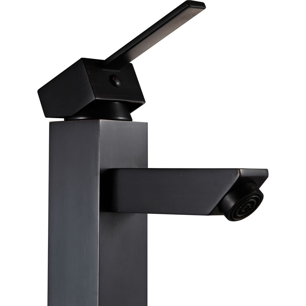 Pygmy Single Hole Single Handle Bathroom Faucet in Oil Rubbed Bronze