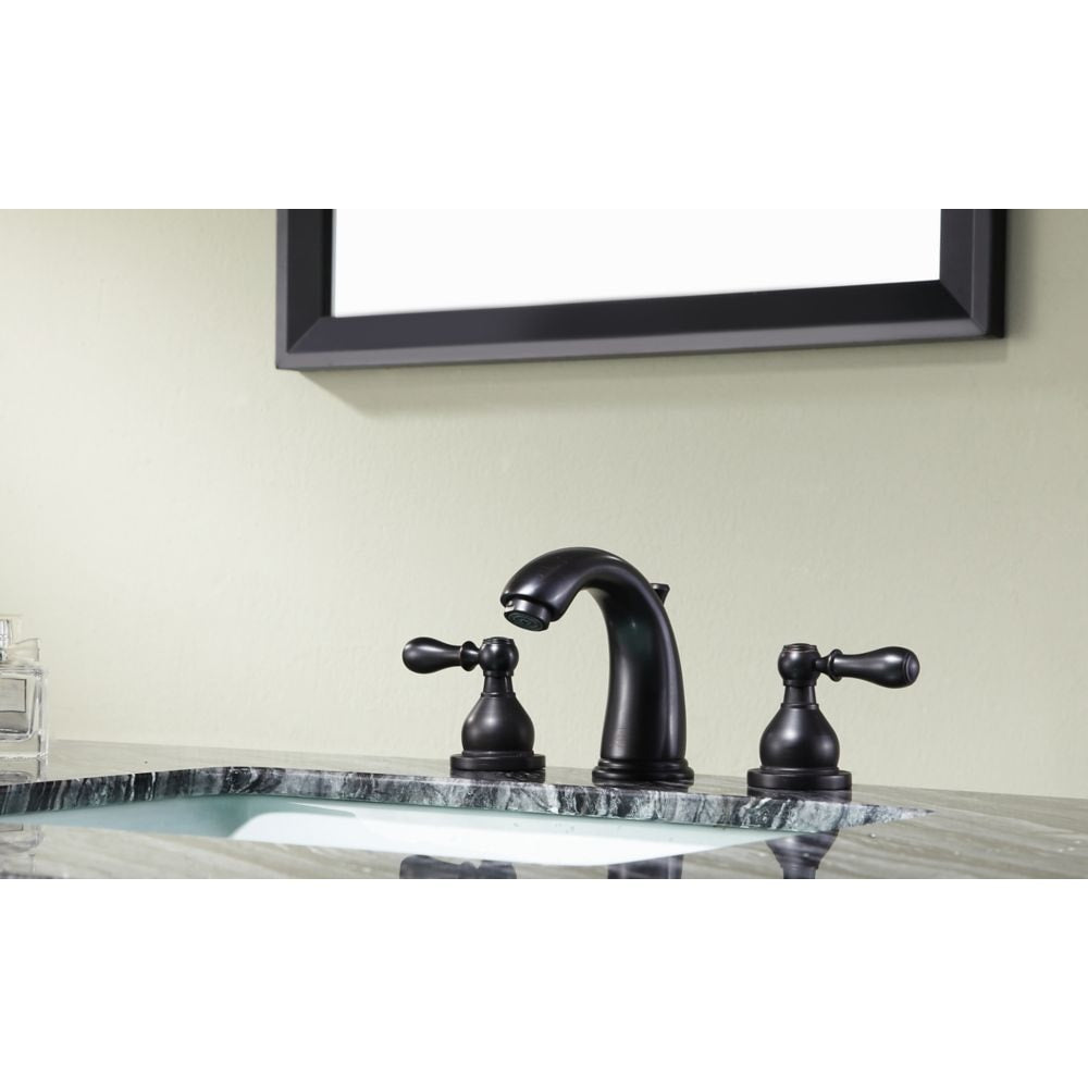Robinet de salle de bain à 2 poignées de 8 pouces Merchant en bronze huilé