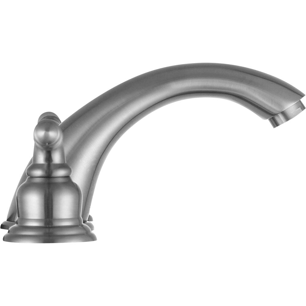 Robinet de salle de bain Princess de 8 pouces à 2 poignées en nickel brossé