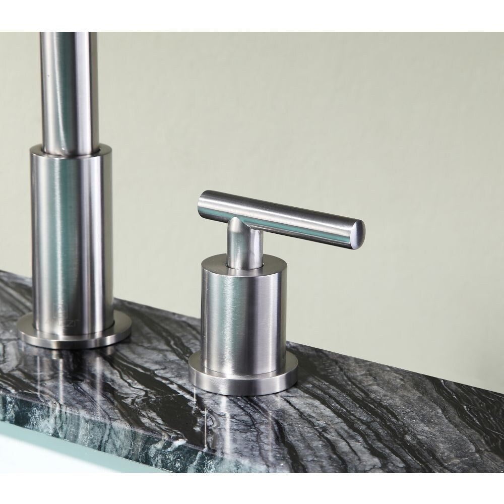Roman 8-inch Widespread 2-Handle Bathroom Faucet in Brushed Nickel