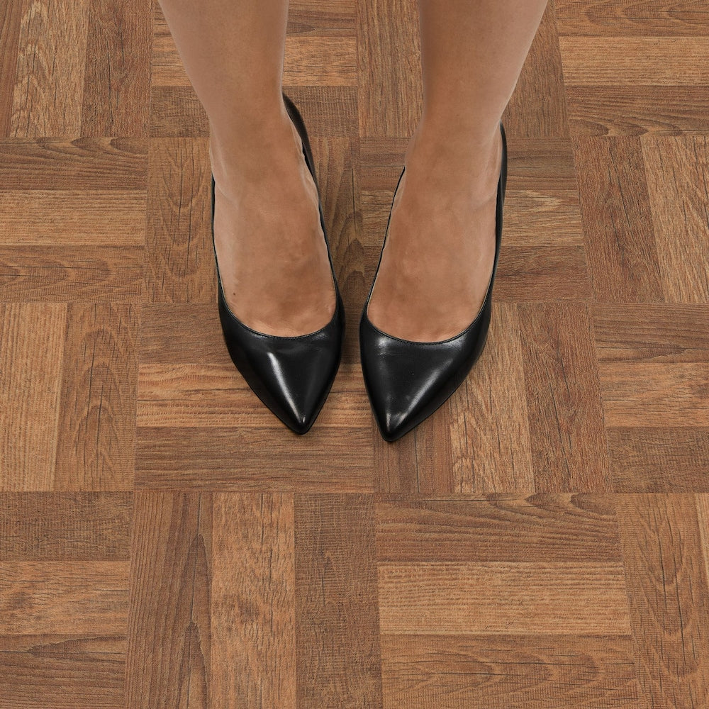 Parquet 12-in x 12-in Peel & Stick Floor Tiles (20 sq.ft/case)