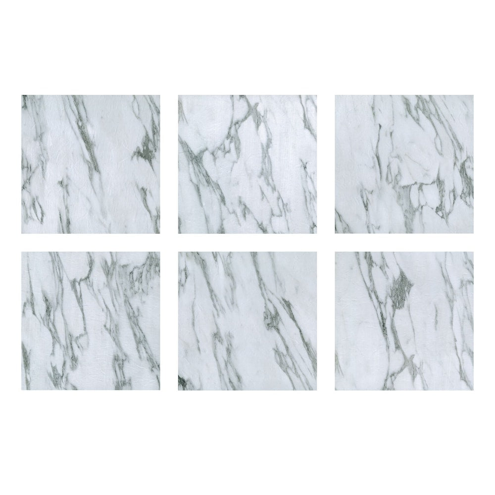 Lot de 20 carreaux de sol adhésifs Opaline