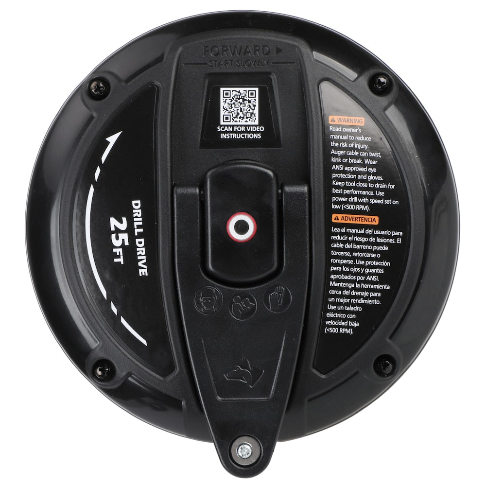Tarière à tambour motorisée de 1/4 po x 25 pi