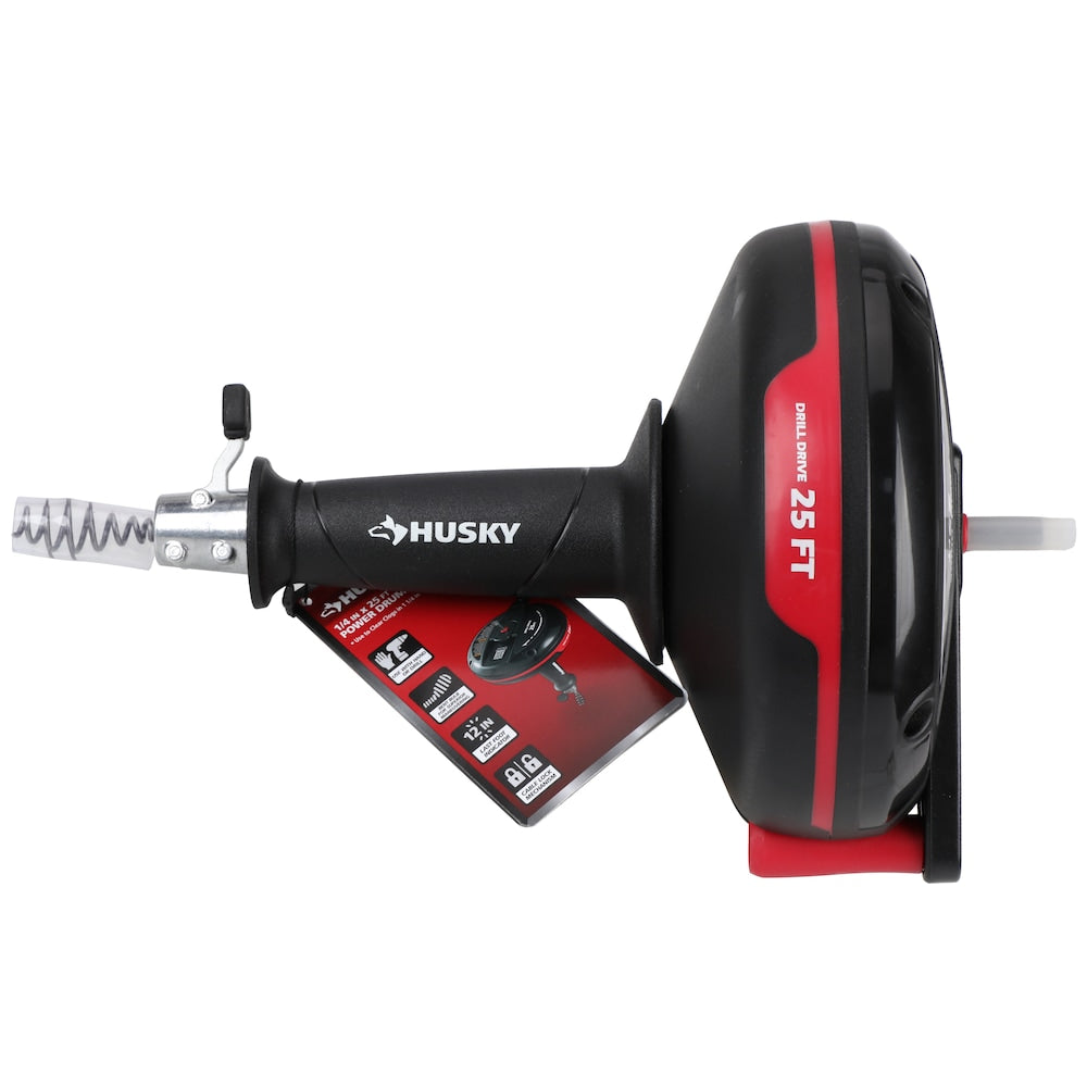 Tarière à tambour motorisée de 1/4 po x 25 pi