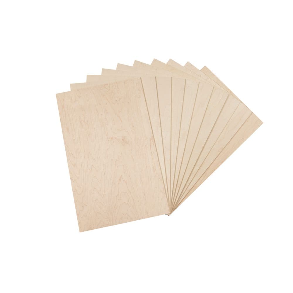 1/4 in. X 1 ft. X 1 ft. 7 in. Maple Plywood (10-pack)