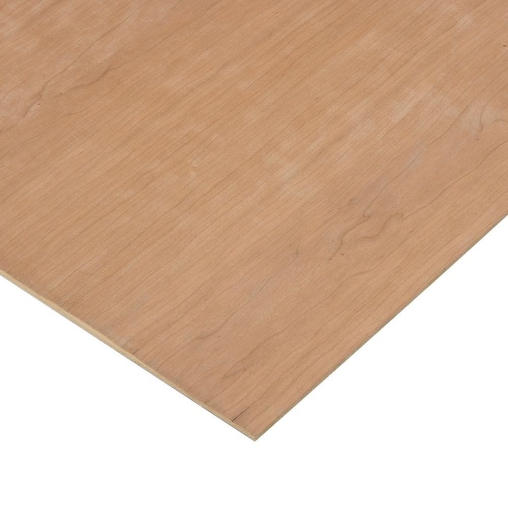 1/4 in. X 1 ft. X 1 ft. 7 in. Cherry Plywood (10-pack)