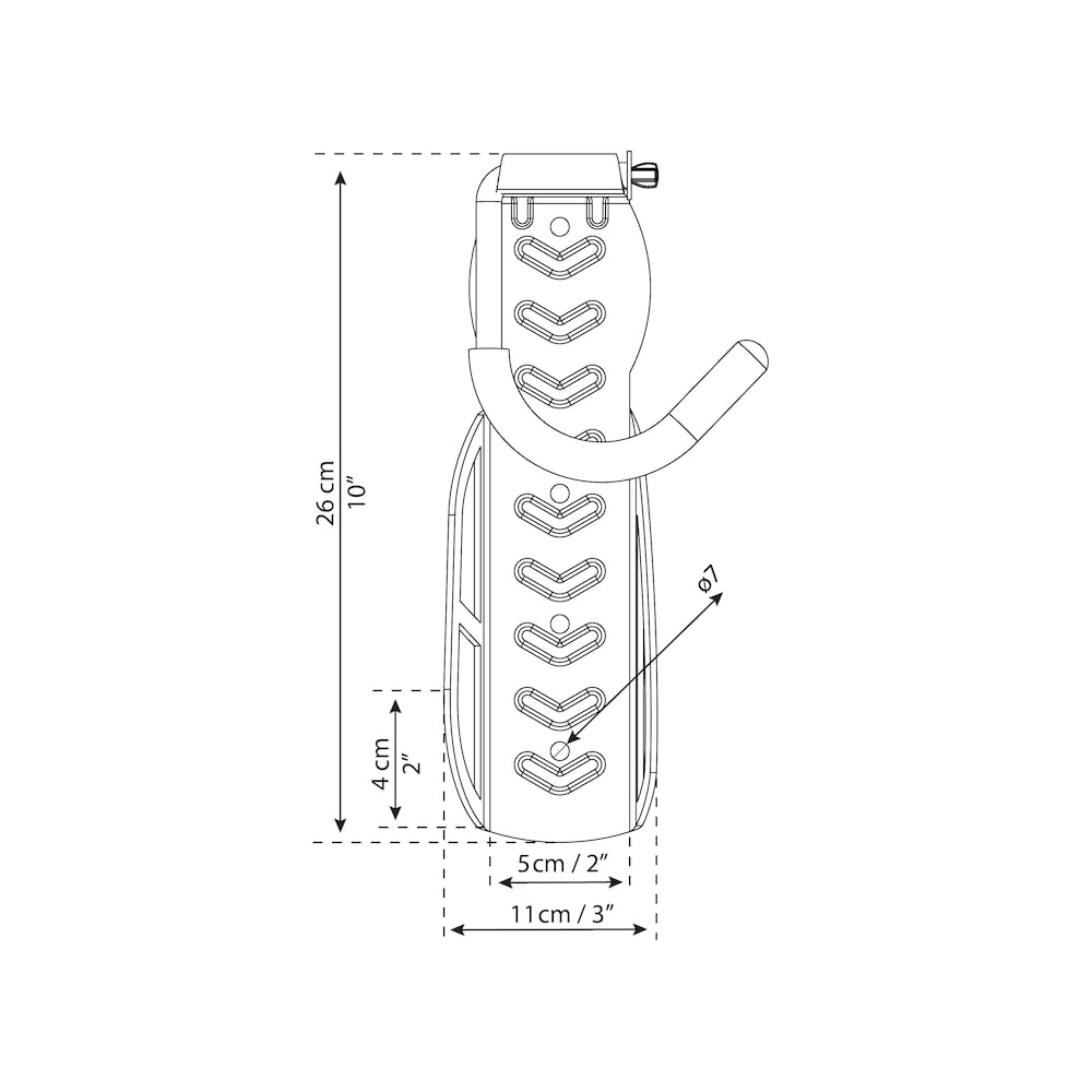 Support de vélo vertical pour abris de rangement Palram - Canopia - Lot de 2