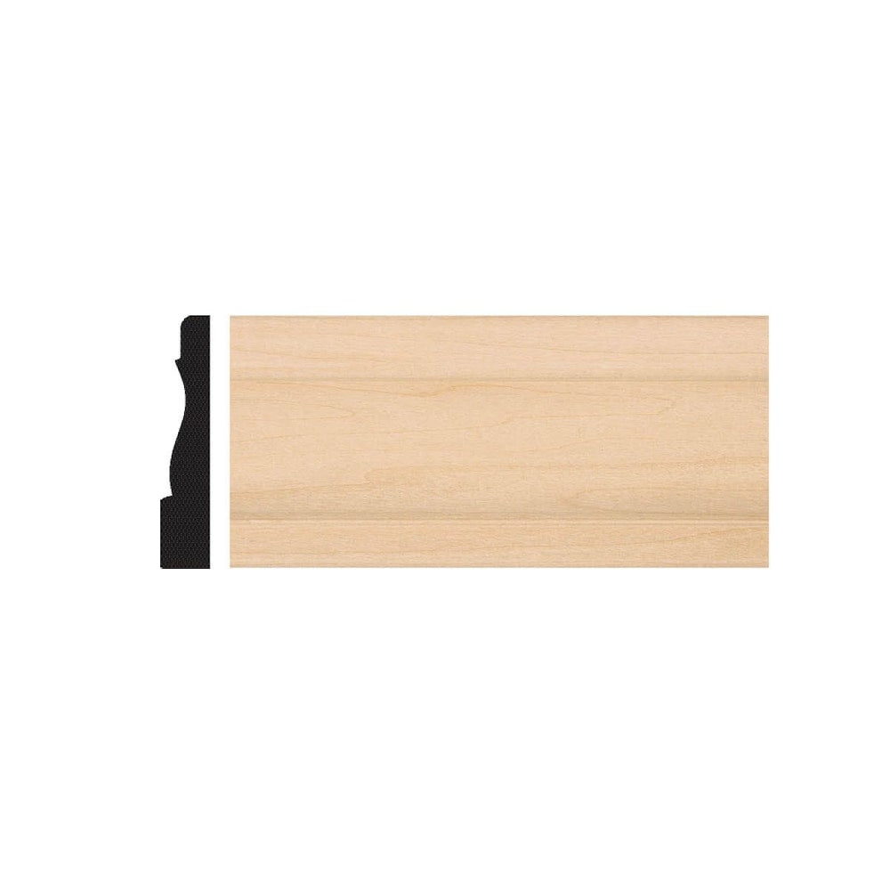 Boîtier en tilleul non fini, 3/4 po x 3,1/4 po x 8 po, pouvant être peint, teint, résistant à la pourriture, couleur beige