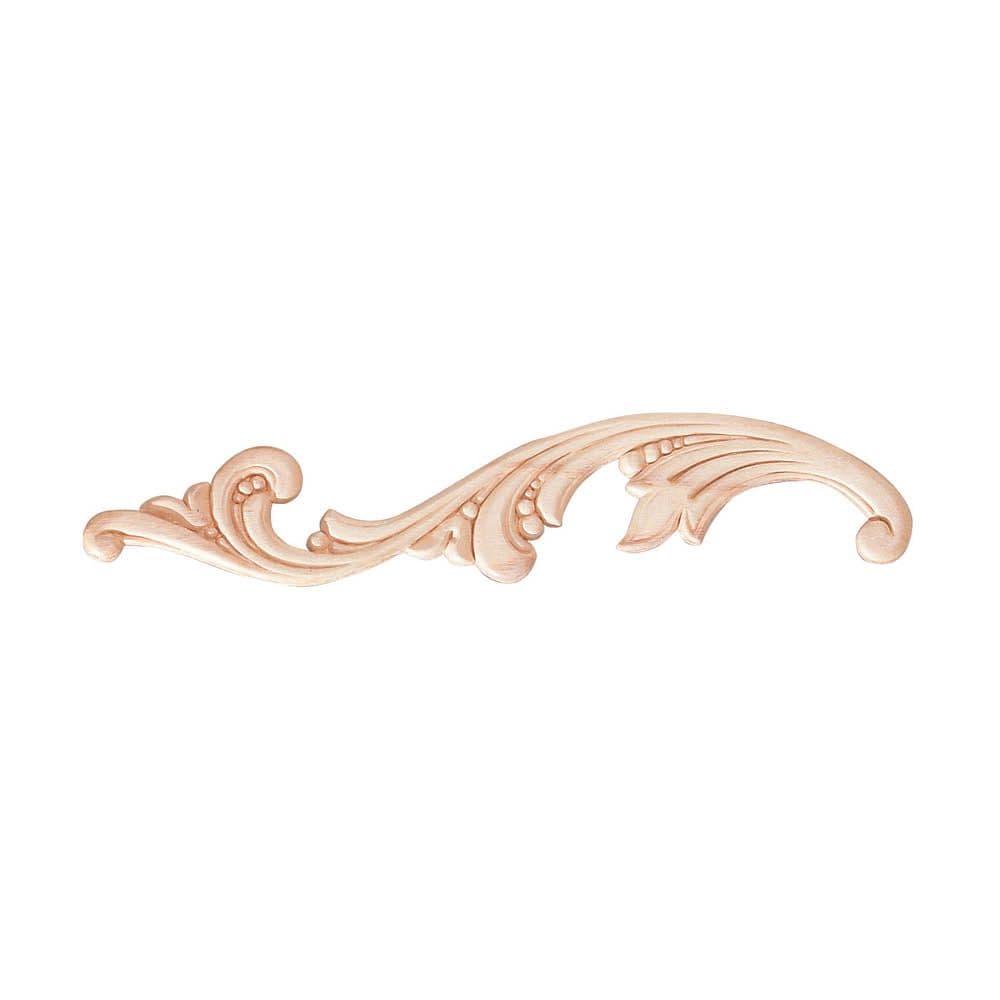 1/4-inch x 1.5/8-inch x 9.3/4-inch Unfinished Paintable Hardwood Decorative Accent Moulding in Tan