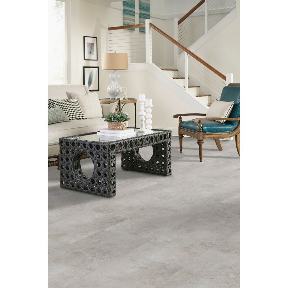 Mountain Mist Peel and Stick Vinyl Tile Flooring 12-inch x 24-inch