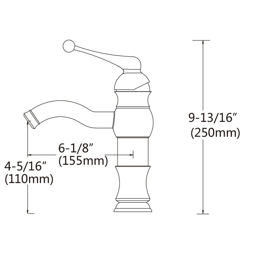 1 Hole CUPC Approved Lead Free Brass Faucet In Brushed Nickel Color AI-28739