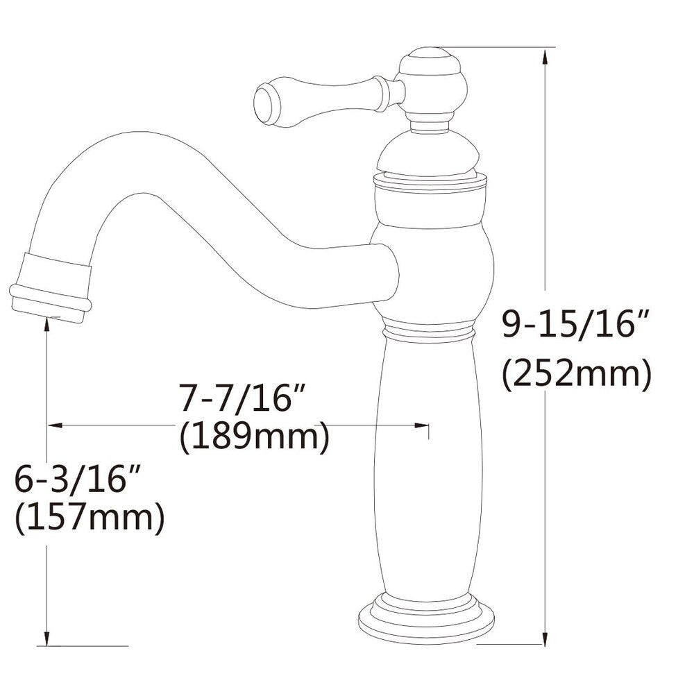 1 Hole CUPC Approved Lead Free Brass Faucet In Brushed Nickel Color AI-28761