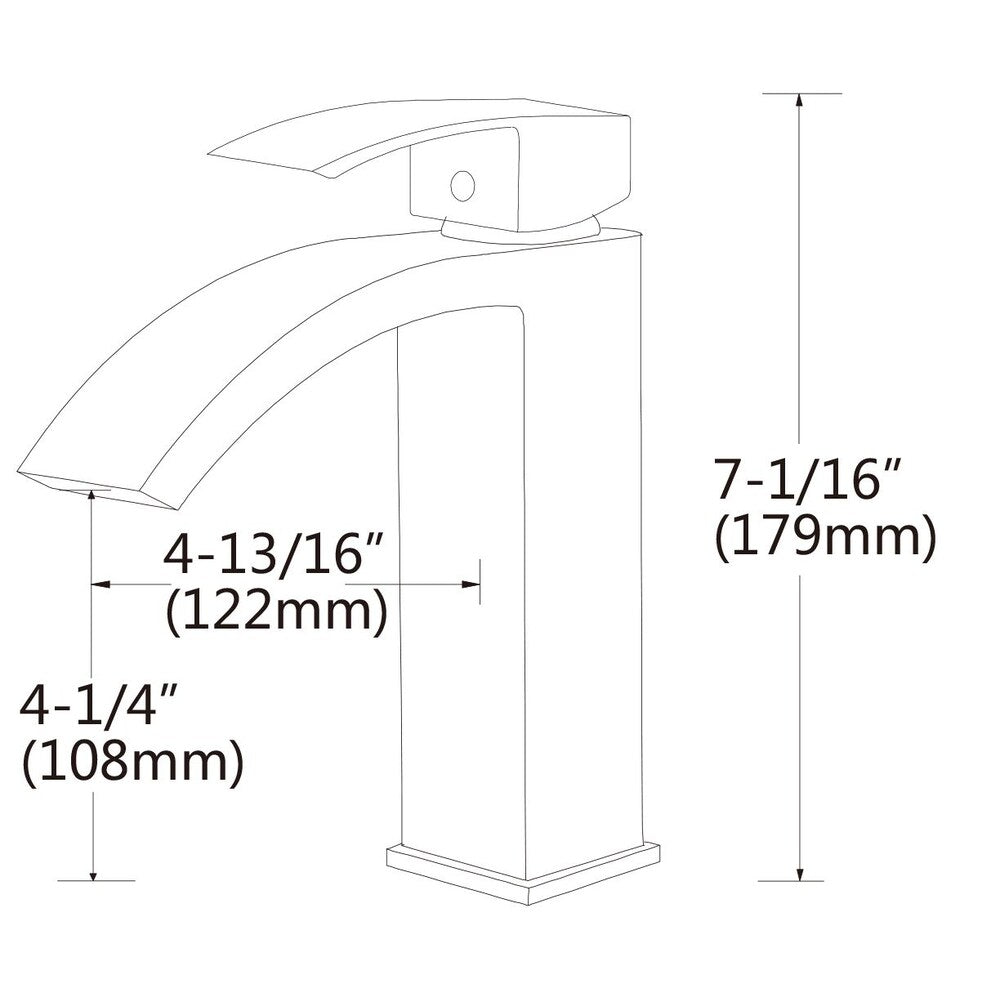 1 Hole CUPC Approved Lead Free Brass Faucet In Chrome Color AI-28811