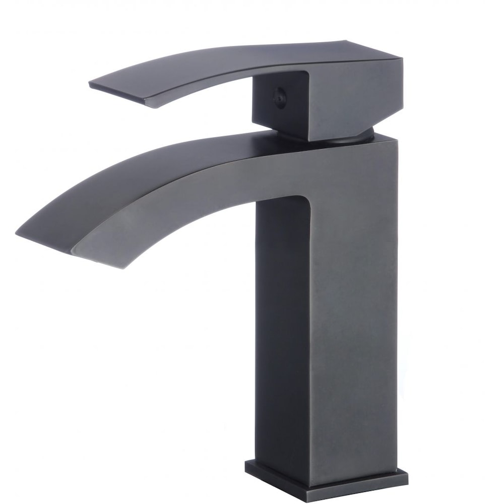 1 Hole CUPC Approved Lead Free Brass Faucet In Black Color AI-28814