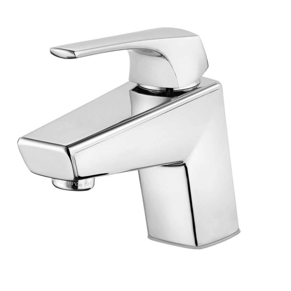 Robinet de lavabo de salle de bain à poignée unique Arkitek à 1 ou 3 trous en chrome poli