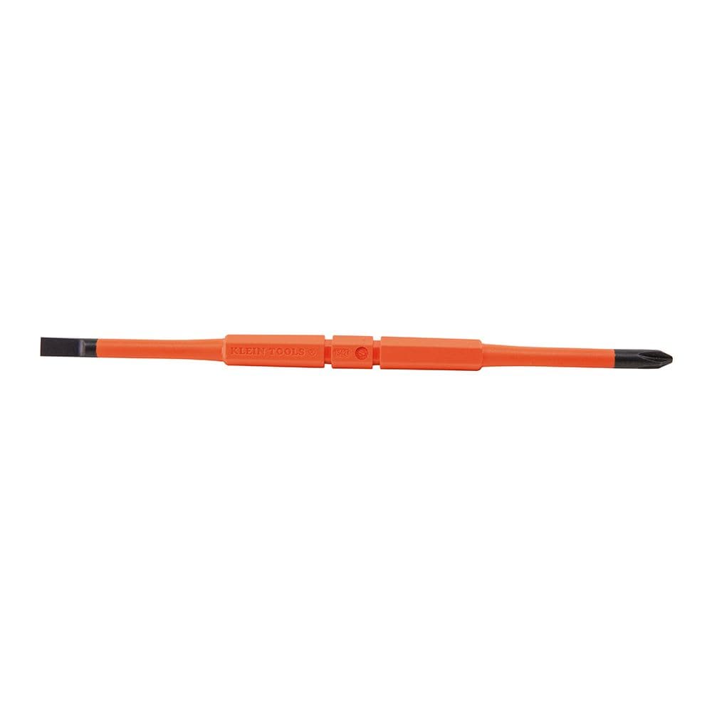 Flip-Blade Insulated Screwdriver, 2-in1, Ph Bit  no. 2, Sl Bit 1/4-Inch