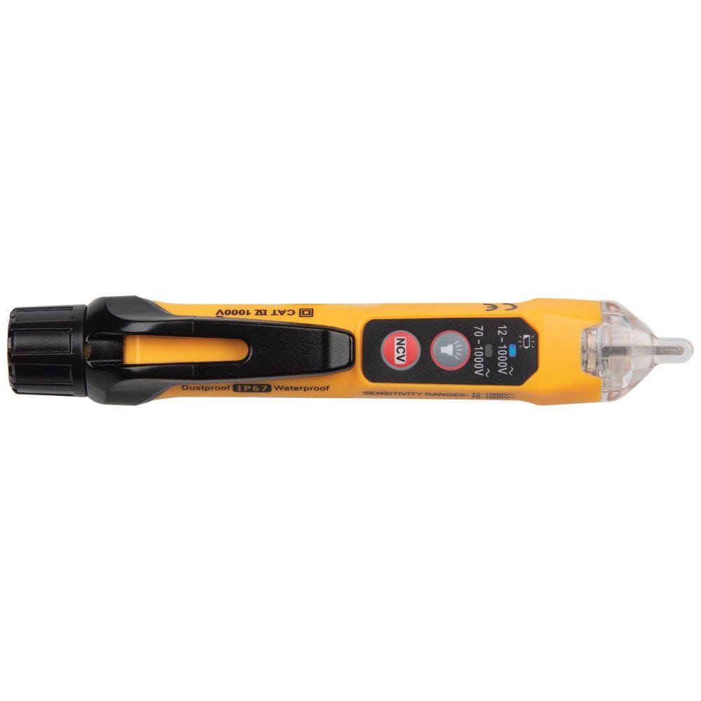 Testeur de tension sans contact à double plage avec lampe de poche, 12 - 1 000 V CA
