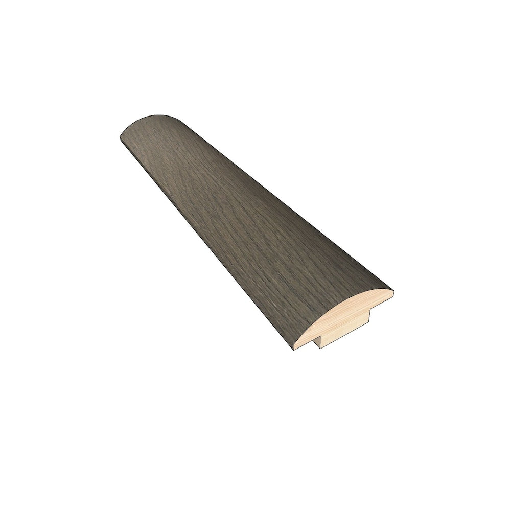 Thunder Grey 1/2-inch Thick x 2-inch Wide x 78-inch Length Hardwood T-Molding