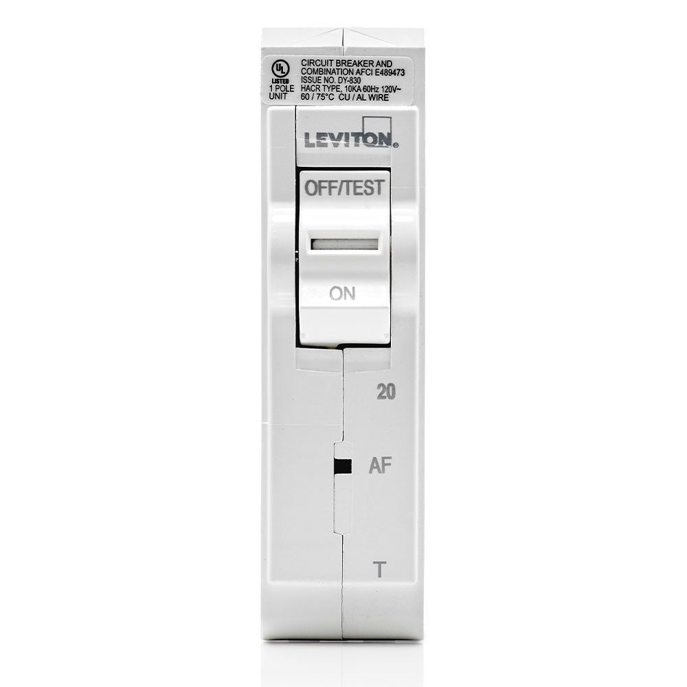 1-Pole 20A 120V Thermal Magnetic AFCI Plug-on Circuit Breaker