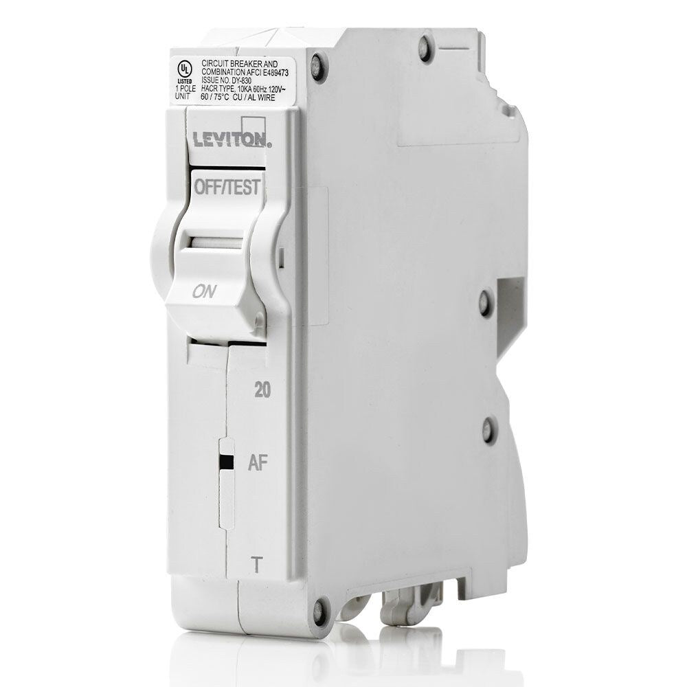 1-Pole 20A 120V Thermal Magnetic AFCI Plug-on Circuit Breaker
