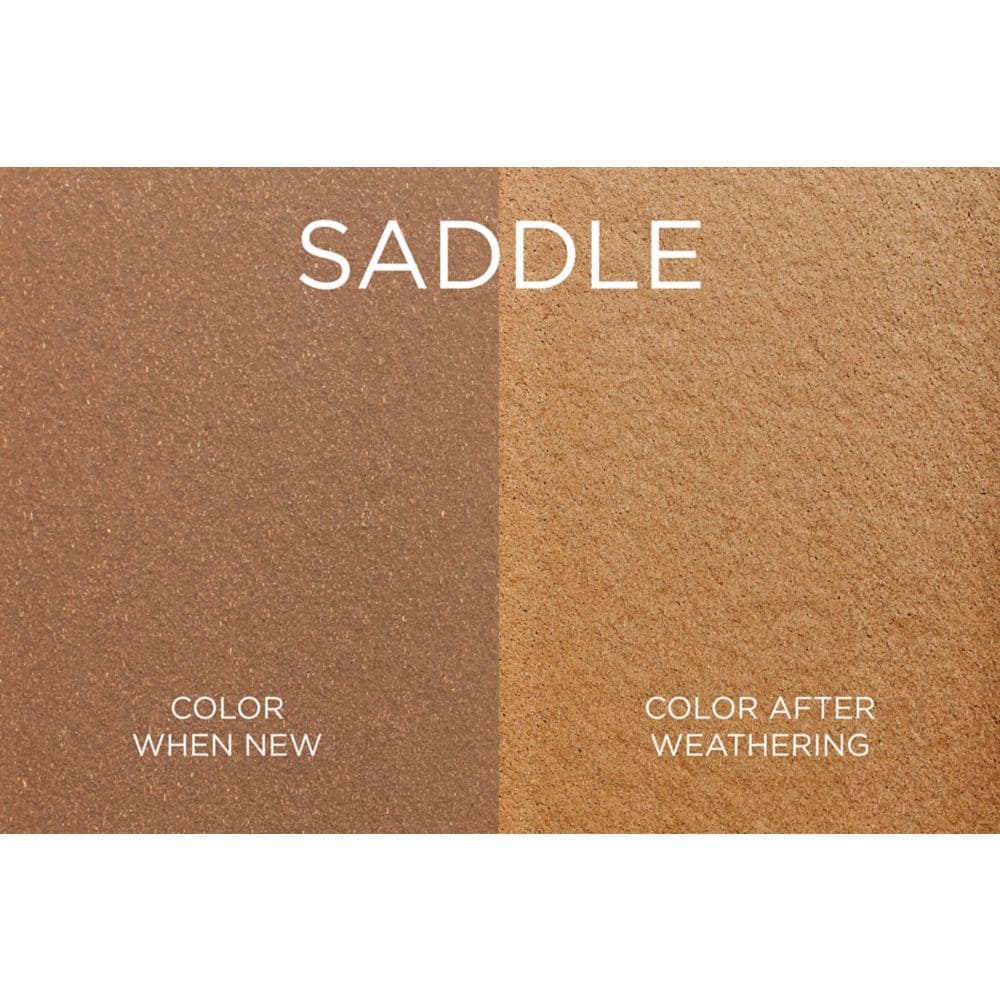 Seclusions 6' x 8' Composite Privacy Fence Panel kit (5-Pack) Saddle Brown