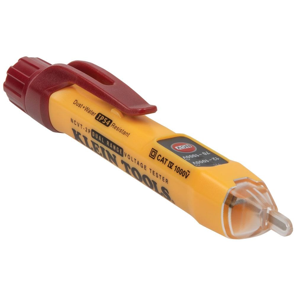Dual Range Non-Contact Voltage Tester with Receptacle Tester