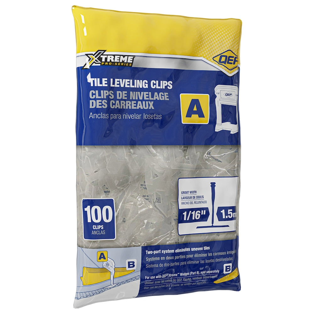 XTREME 1/16 in. Tile Levelling Clips (100 PK)