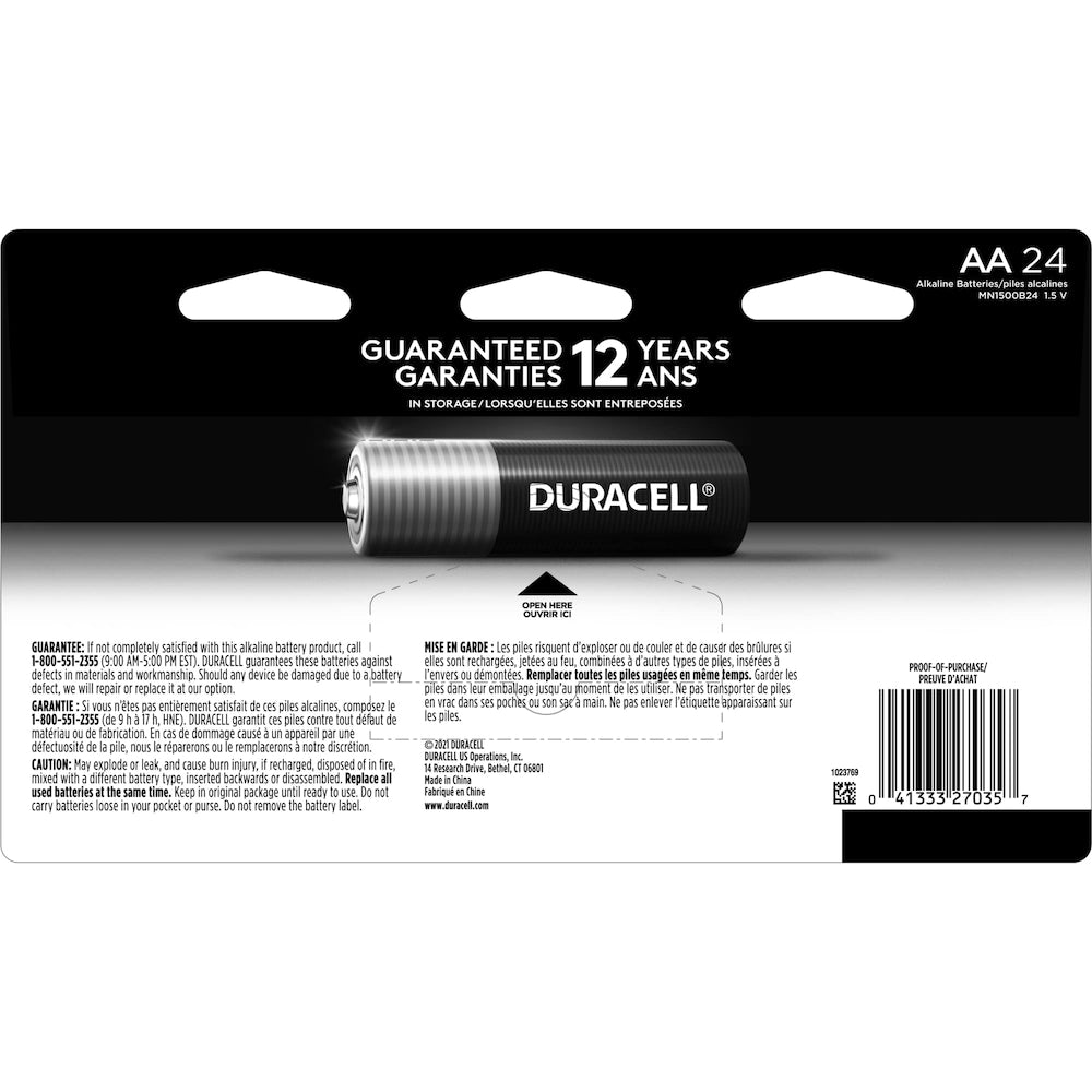 Coppertop AA Batteries, 24 Pack, Alkaline Battery