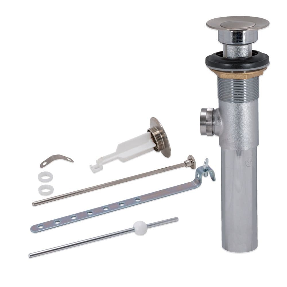 20-Gauge Pop-Up Assembly, Brushed Nickel