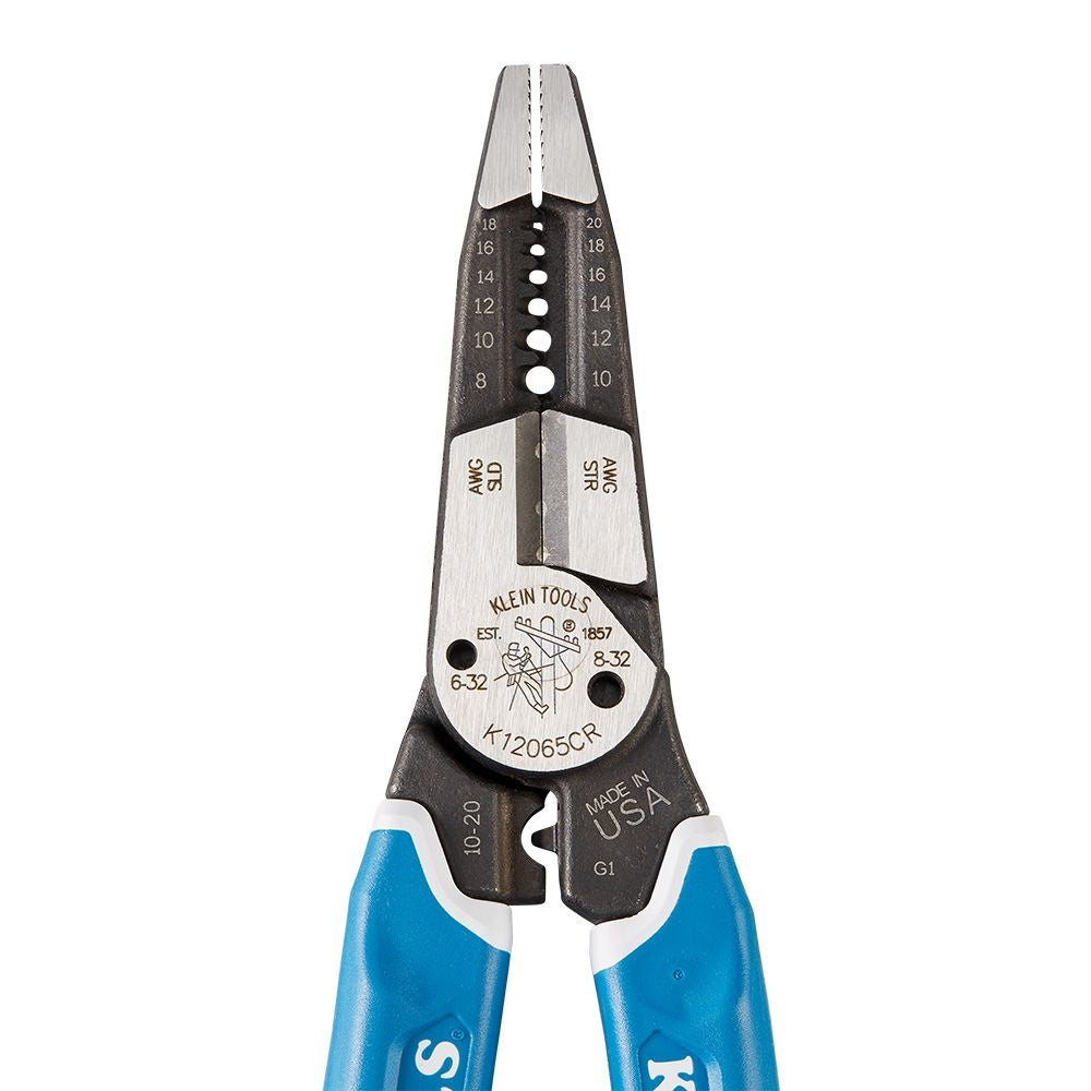 Klein-Kurve Heavy-Duty Wire Stripper Crimper 8-20 AWG