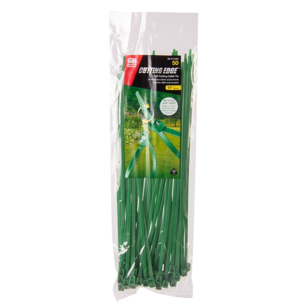 Collier de serrage auto-coupant vert Gardner Bender