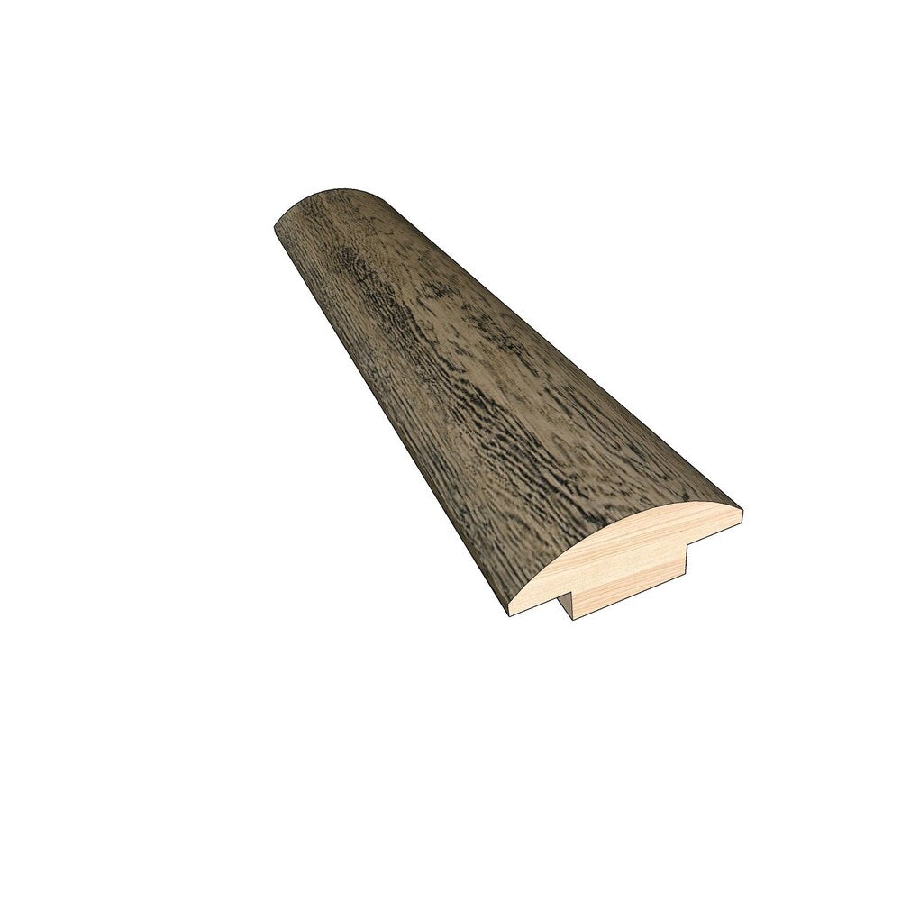 Aged Bourbon 1/2-inch Thick x 2-inch Wide x 78-inch Length Hardwood T-Molding