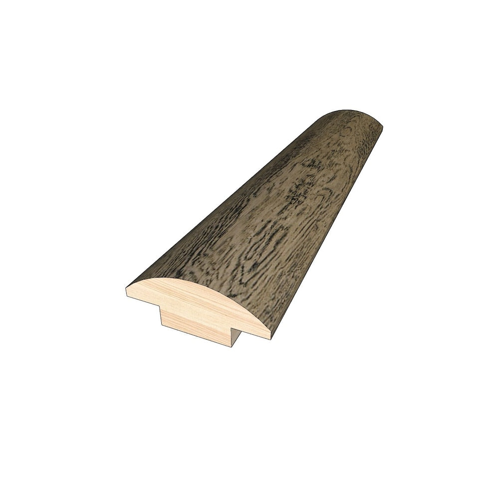 Aged Bourbon 1/2-inch Thick x 2-inch Wide x 78-inch Length Hardwood T-Molding