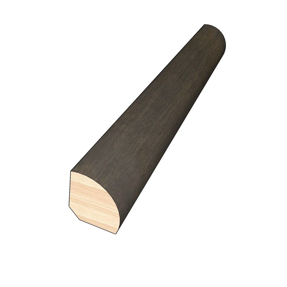 Tanned Leather 3/4-inch Thick x 3/4-inch Wide x 78-inch Length Hardwood Quarter Round