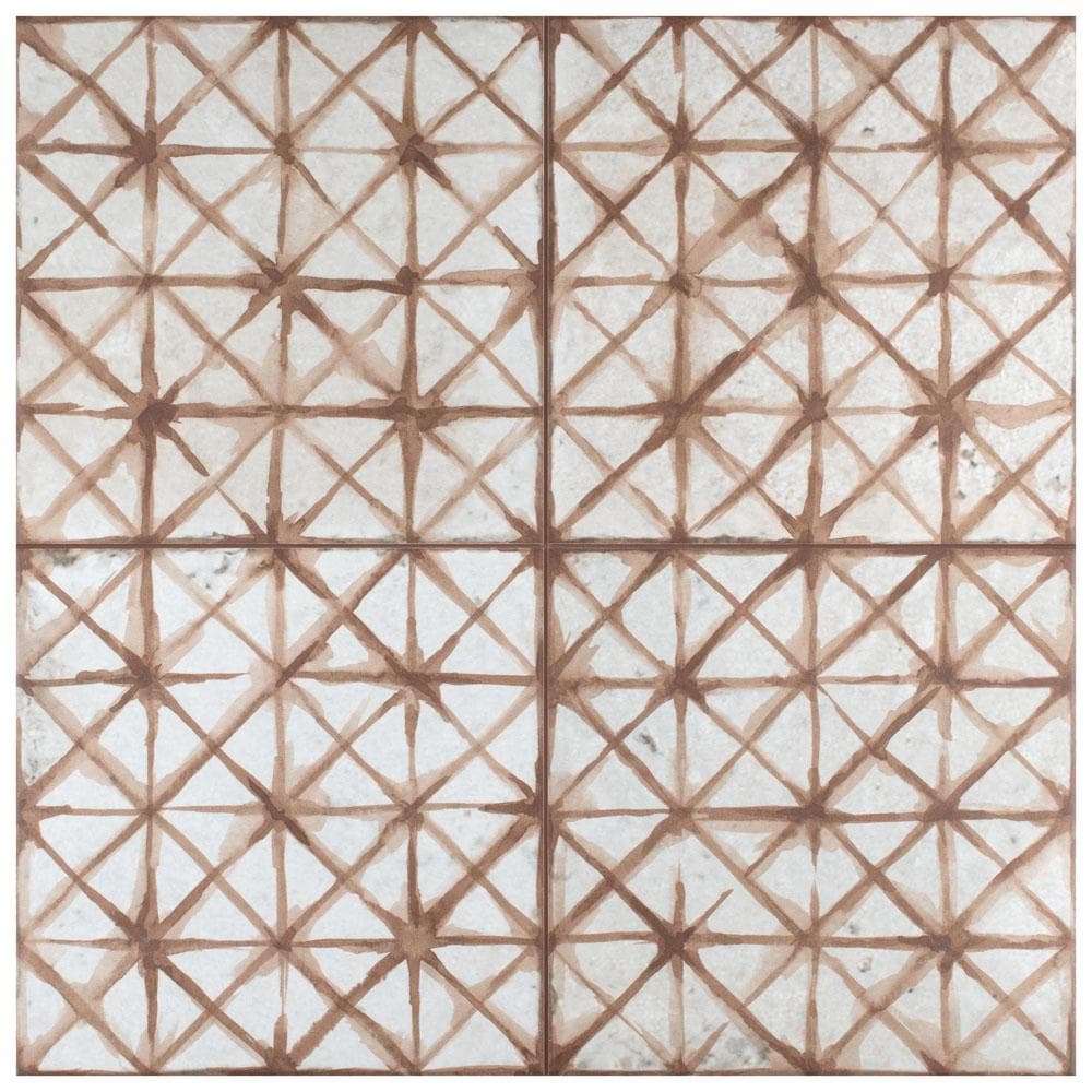 Kings Temple Oxide 17-5/8-inch x 17-5/8-inch Ceramic Floor and Wall Tile (11.02 sqft/case)