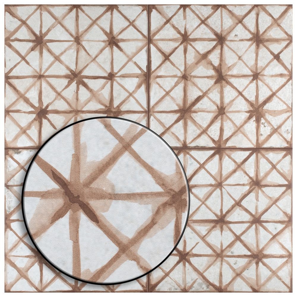 Kings Temple Oxide 17-5/8-inch x 17-5/8-inch Ceramic Floor and Wall Tile (11.02 sqft/case)