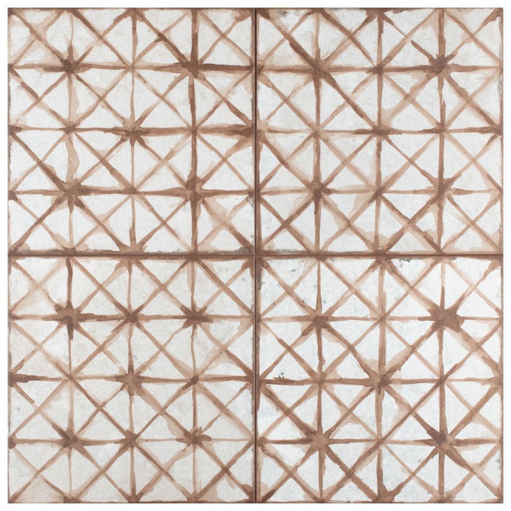 Kings Temple Oxide 17-5/8-inch x 17-5/8-inch Ceramic Floor and Wall Tile (11.02 sqft/case)