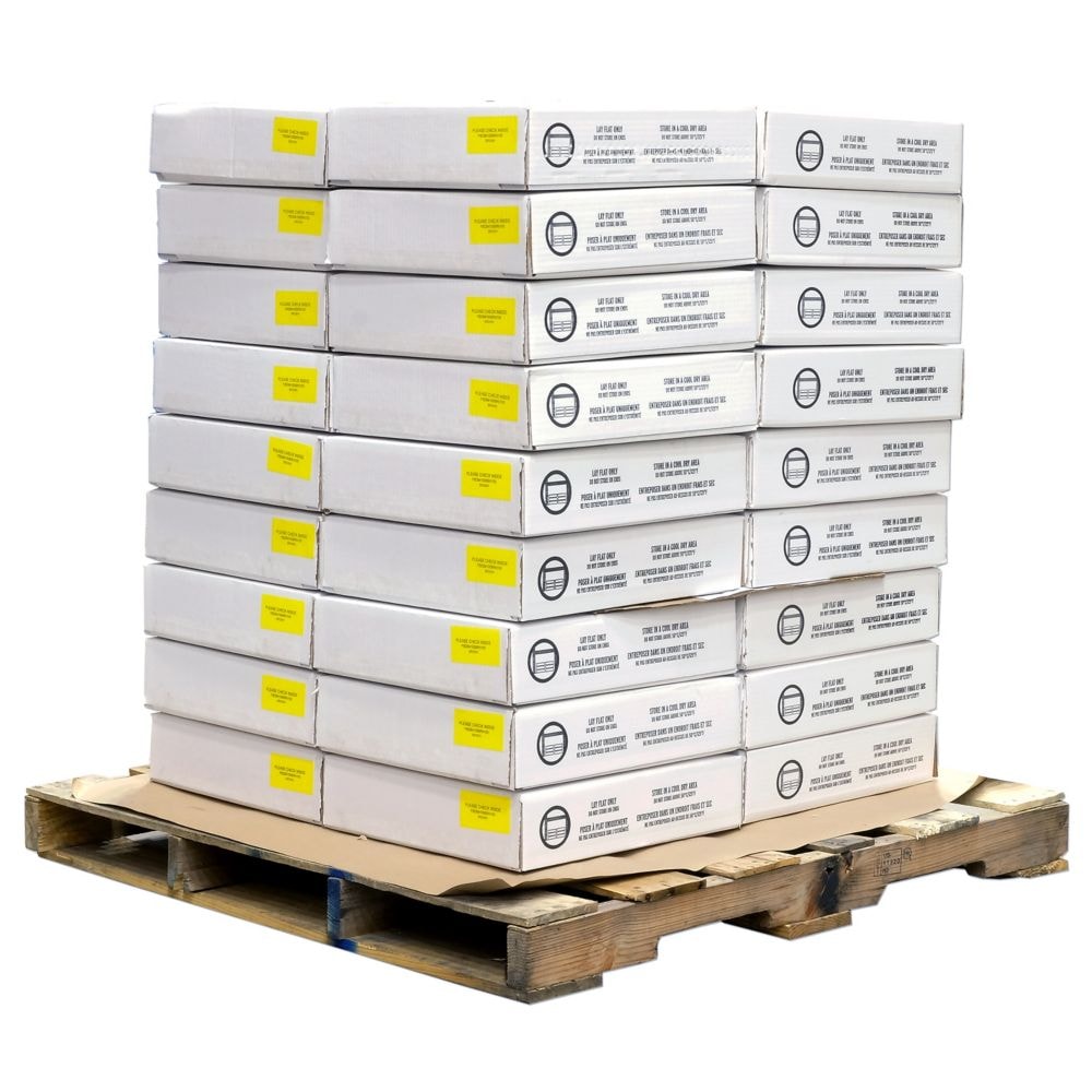 Plinthe murale en vinyle noire de 4 pouces (36 boîtes de rouleaux de 120 pieds)