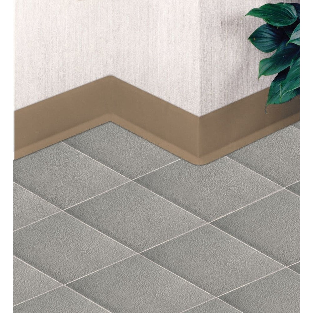 Plinthe murale en caoutchouc de 4 po – 100 pi – Sable