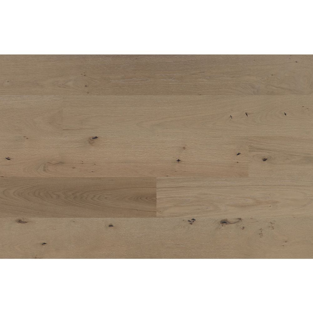 Plancher, bois d'ingénierie, motif chêne blanc sable, 3/4 po d'épaisseur x 6 1/2 po de largeur (23,11 pi2/boîte)