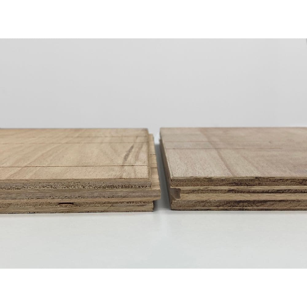 Plancher de bois franc d'ingénierie, 3/4 x 8 1/2 po, chêne blanc, vernis au sel (20,84 pi2/boîte)